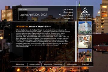 Avalon Chrystie Place Website